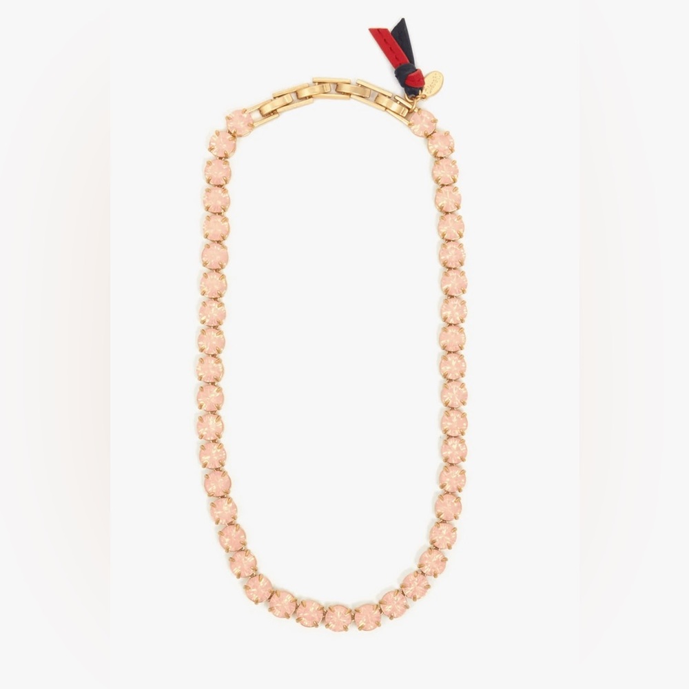 Clare V Gold and Pink Beaded Necklace